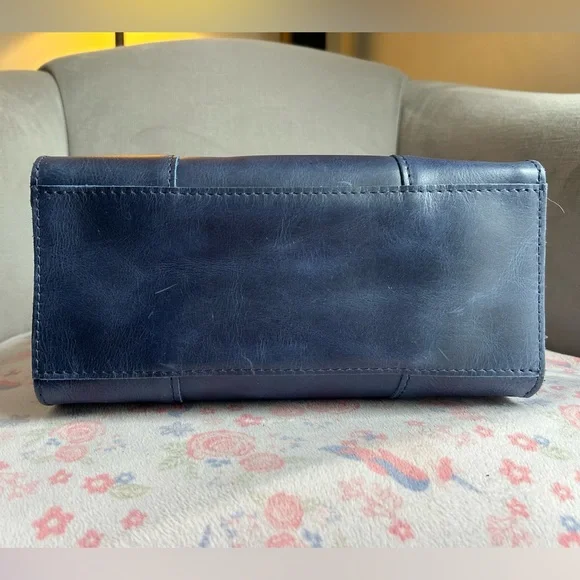 Portland Leather Cowboy Blue Classic/Small Lola - Picture 3 of 7